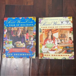 The Pioneer Woman Ree Drummond Hard Cover Cookbooks Set of 2 Food from my Fronti